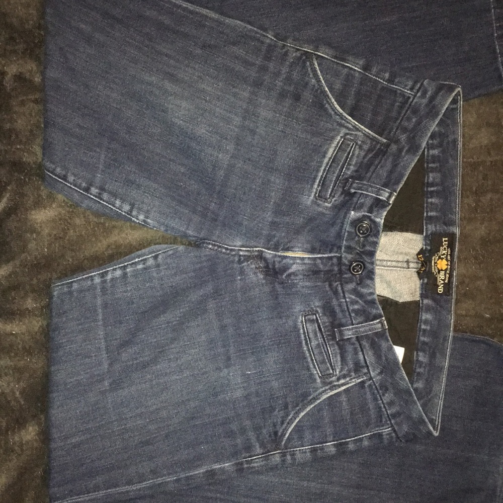 Lucky brand wide leg trousers size 12/31